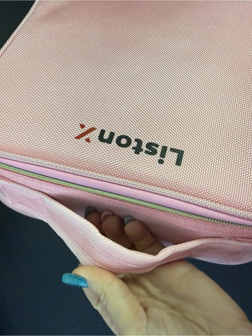 Listonx Pink Travel Organizer Pouch